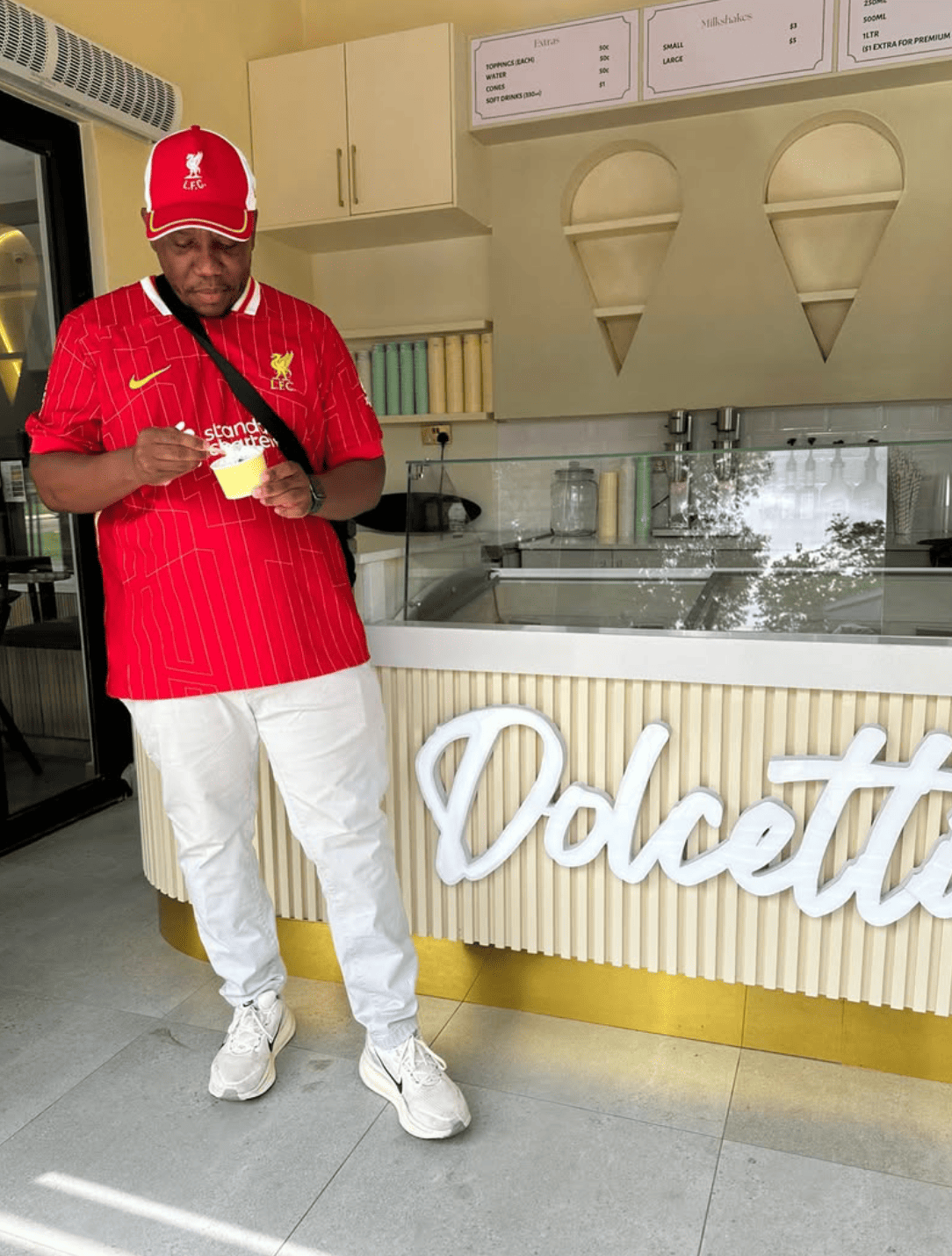 Inside the Dolcetti gelato shop